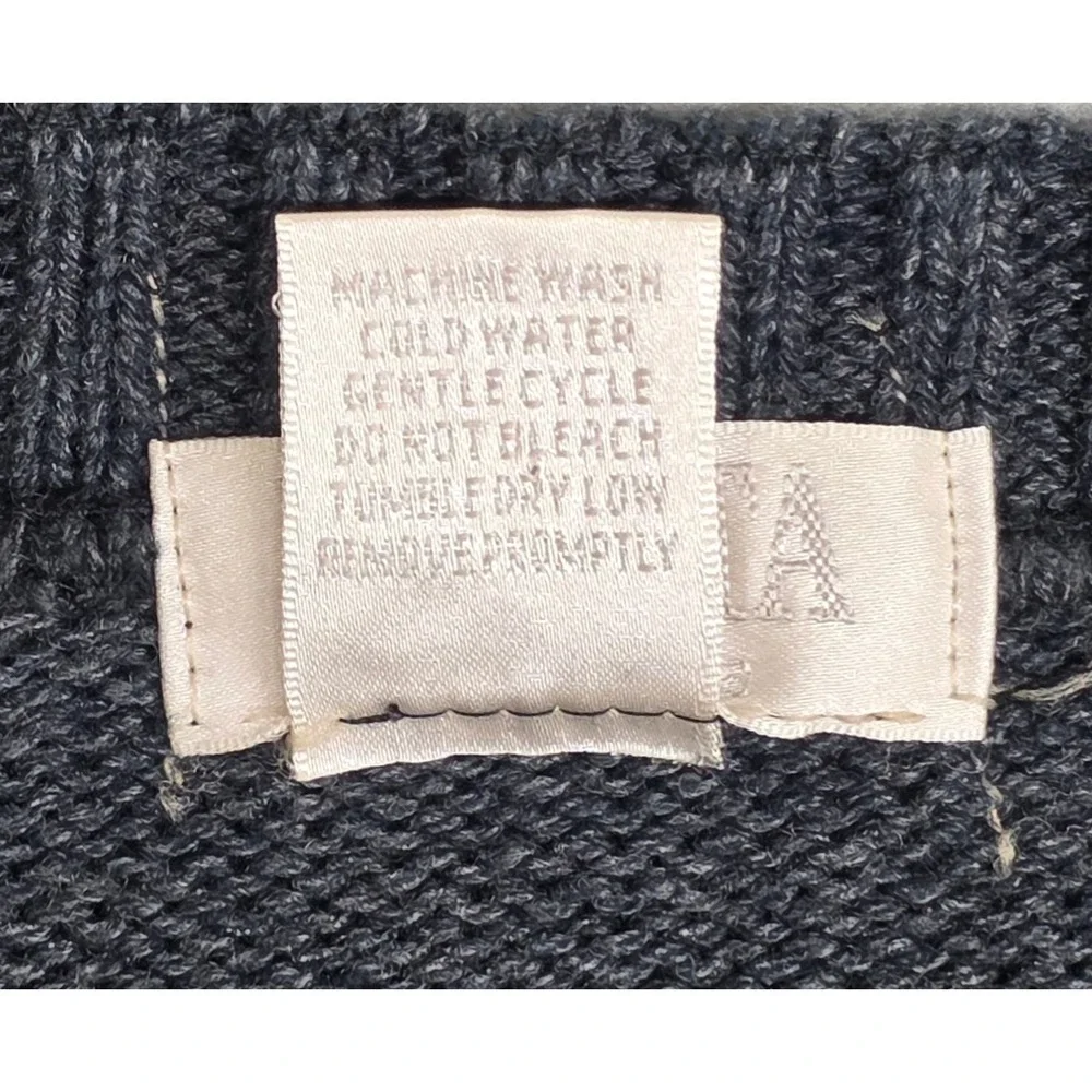 Exacta Vintage Gray Argyle Sweater Mens XL Pullover Crewneck Casual USA 1990s